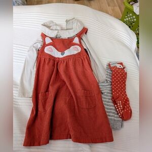 JoJo Maman Bebe Fox Set 3-4